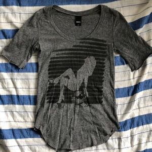 Obey scoop neck ballet T